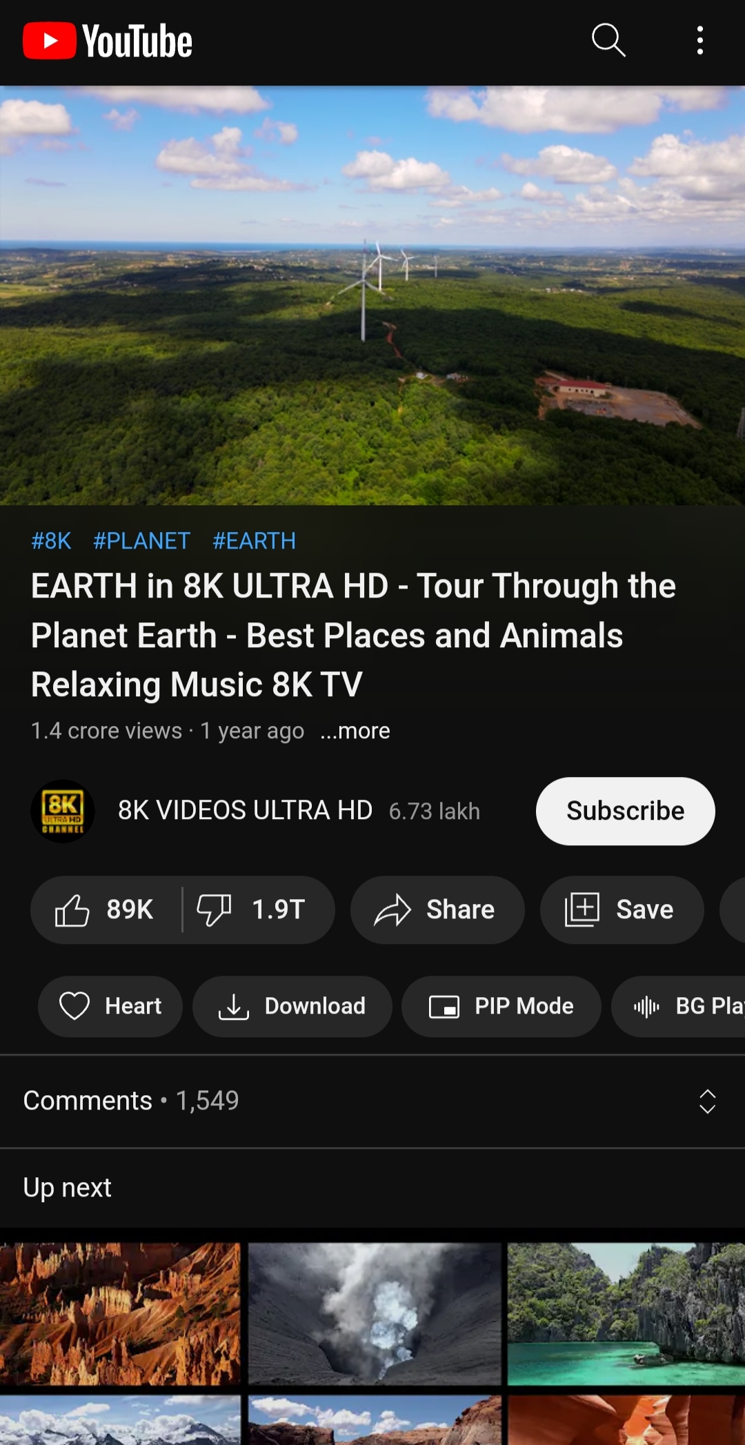 ProTube YouTube Premium interface in PluginStream